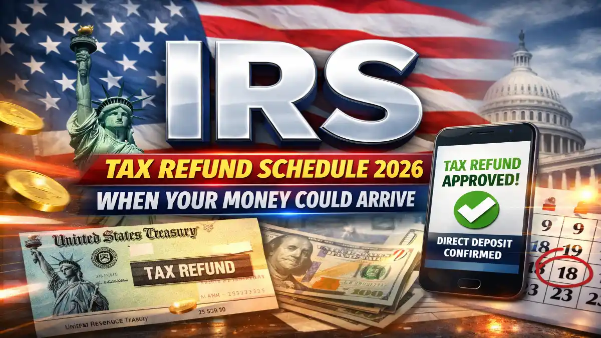 IRS tax refund schedule 2026, IRS refund dates USA 2026, tax refund timeline 2026, IRS refund update USA, federal tax refund payments 2026, IRS refund status news, tax season refund updates